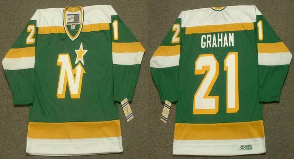2019 Men Dallas Stars #21 Graham Green CCM NHL jerseys